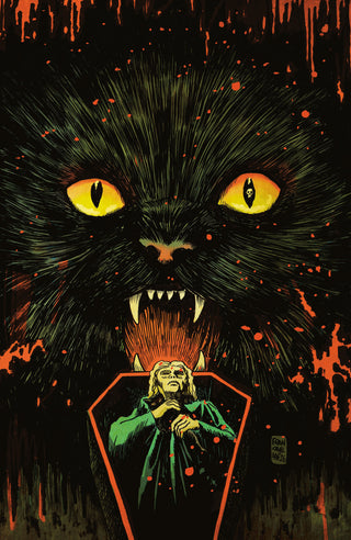 Stuff of Nightmares: The Cat in the Coffin #1 Édition Glow in the Dark (Illustration complète, Francavilla)