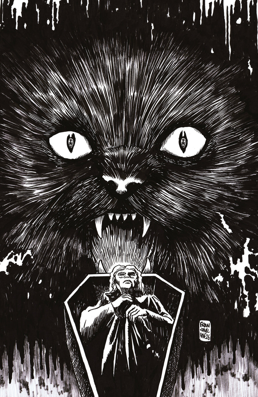 Stuff of Nightmares: The Cat in the Coffin #1 I Unlimited Variant (Full Art, Francavilla) - Cover