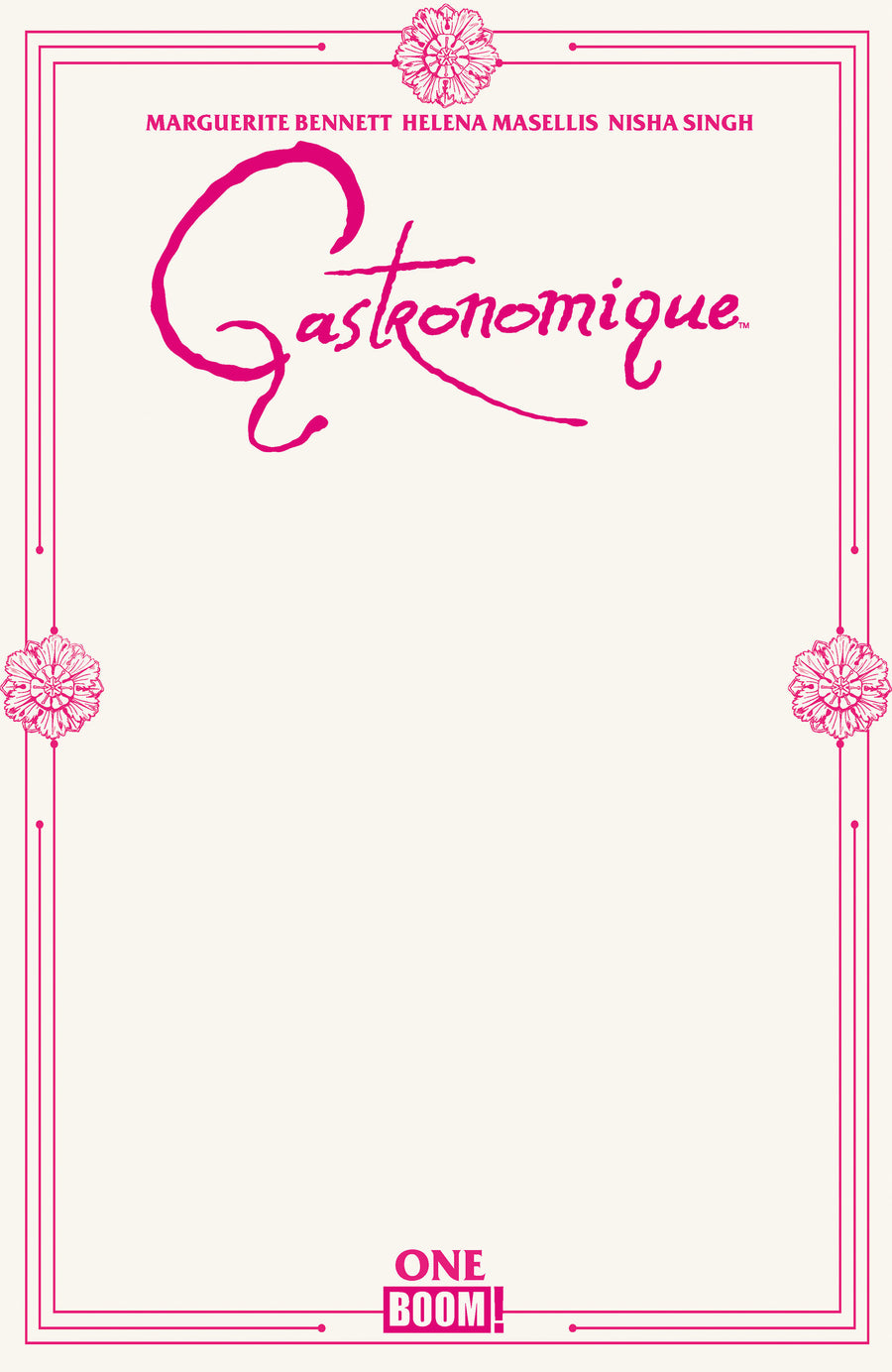 Gastronomique #1 D Blank Sketch Variant - Cover