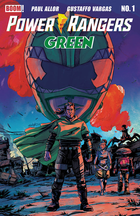 Power Rangers Green #1 B Variant (Dressed, Vargas) - Cover