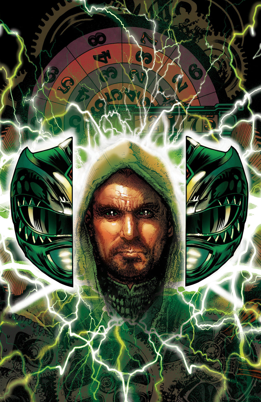 Power Rangers Green #1 F Foil Variant (Full Art, Foil, Harris) - Cover