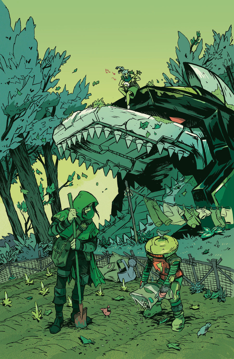 Power Rangers Green #1 I 1:25 INCV Variant (Full Art, Ono) - Cover