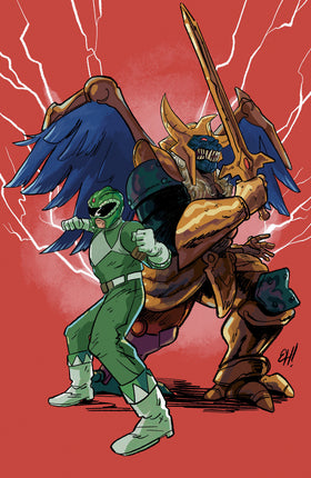 Power Rangers Green #1 K 1:75 INCV Variant (Full Art, Henderson)