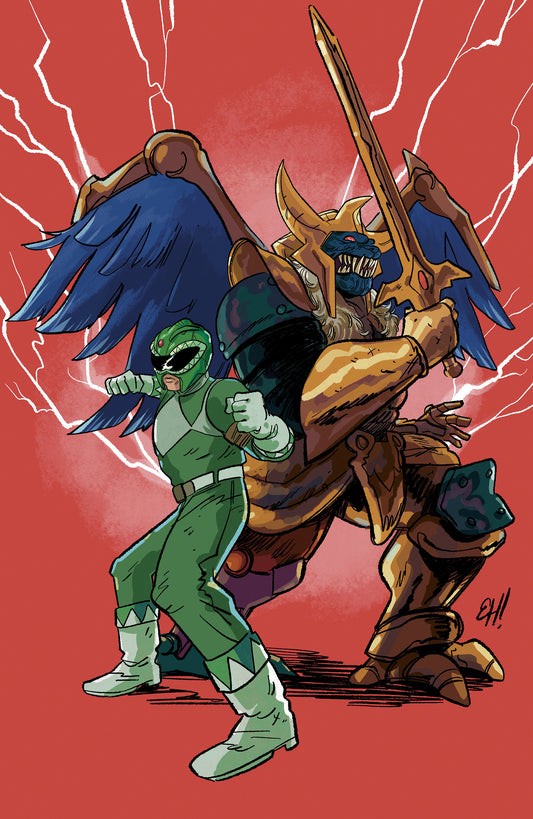 Power Rangers Green #1 K 1:75 INCV Variant (Full Art, Henderson) - Cover