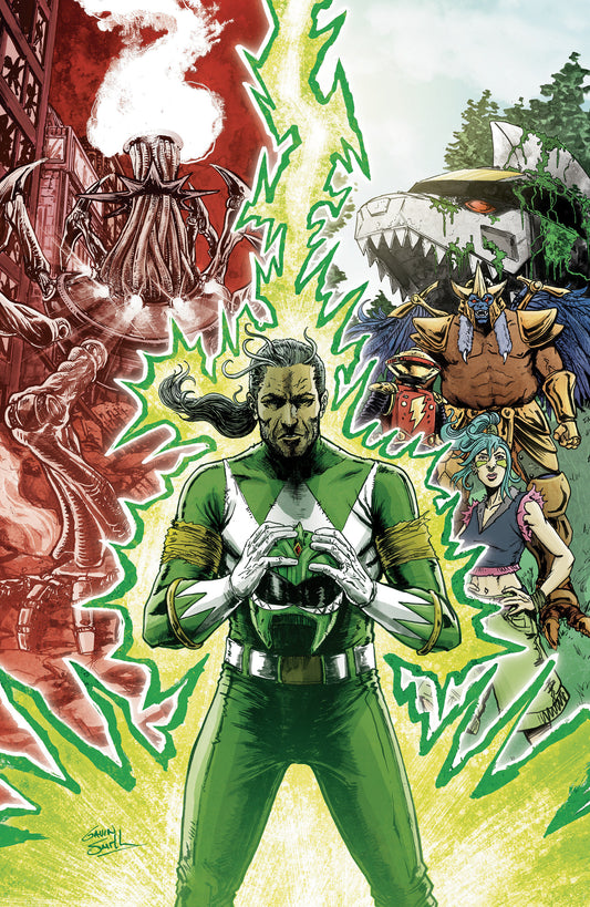 Power Rangers Green #2 H 1:50 INCV Variant (Full Art, Smith) — Cover