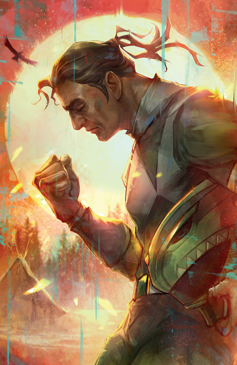 Power Rangers Green #4 G 1:25 INCV Variant (Full Art, Tao) — Cover