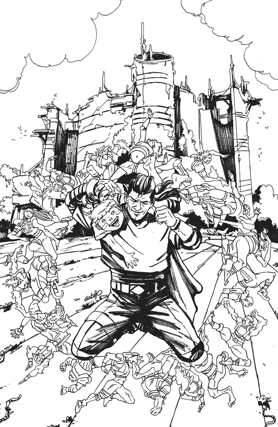 Power Rangers Green #4 J Unlimited Variant (Full Art, Vargas) — Cover