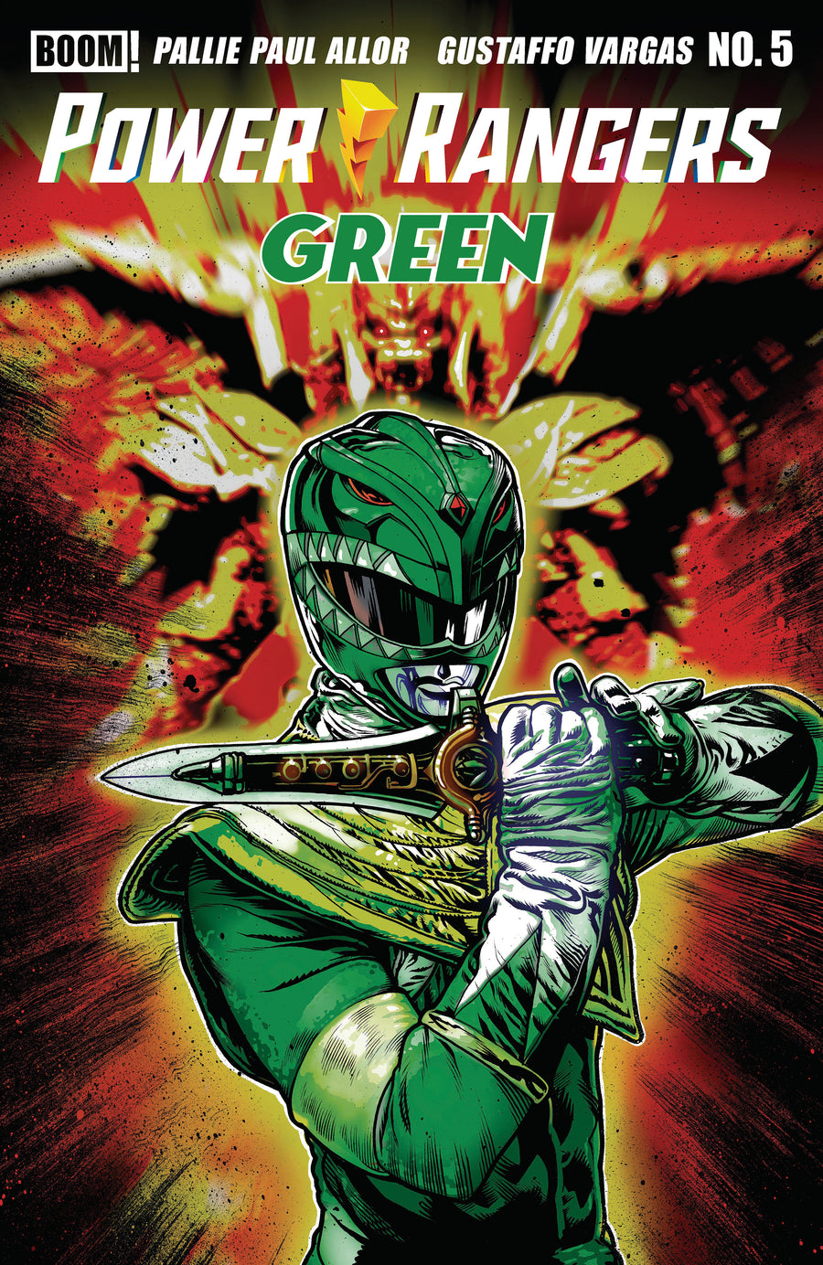 Power Rangers Green #5 a Main (Dressed, Harris) — Cover