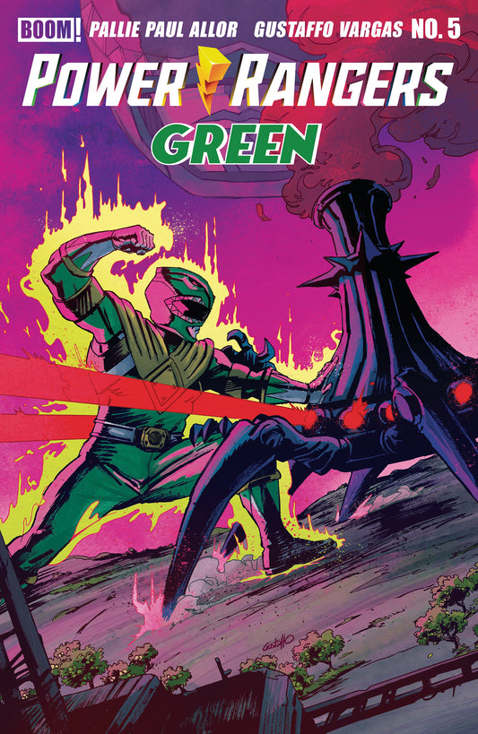 Power Rangers Green #5 B Variant (Dressed, Vargas) — Cover