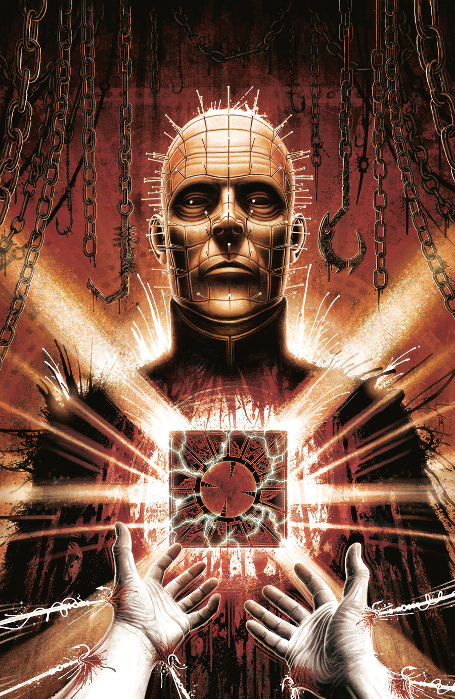 Hellraiser: Resurrections - New Wounds #1 F Unlimited Variant (Full Art, Simpson) — Cover