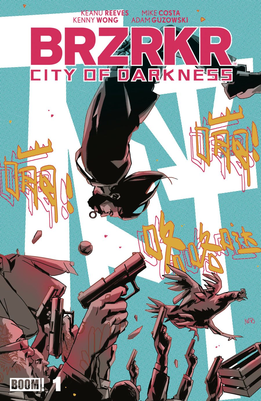 Brzrkr: City of Darkness #1 B Variant (Dressed, Fuso) — Cover
