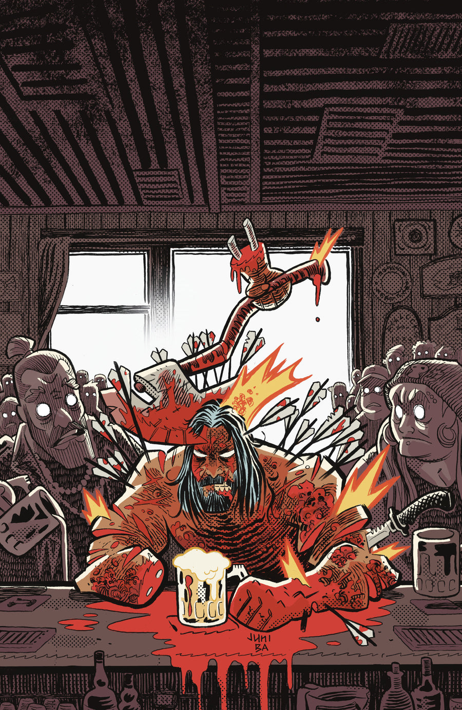 Brzrkr: City of Darkness #1 G 1:30 INCV (Full Art, Ba) — Cover