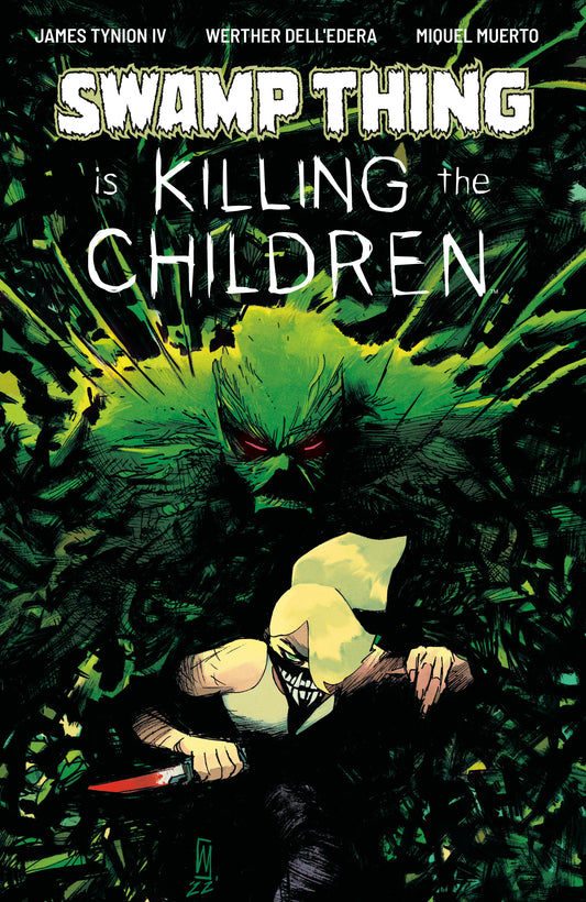 Swamp Thing Is Killing the Children #1 a Main (Dressed, Dell'Edera) — Cover