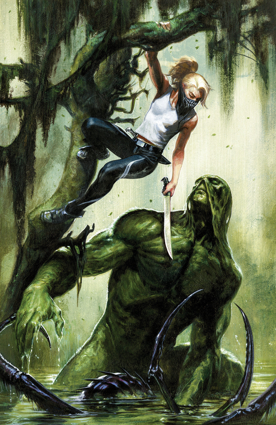 Swamp Thing Is Killing the Children #1 N 1:200 INCV (Full Art, Dell'otto) — Cover