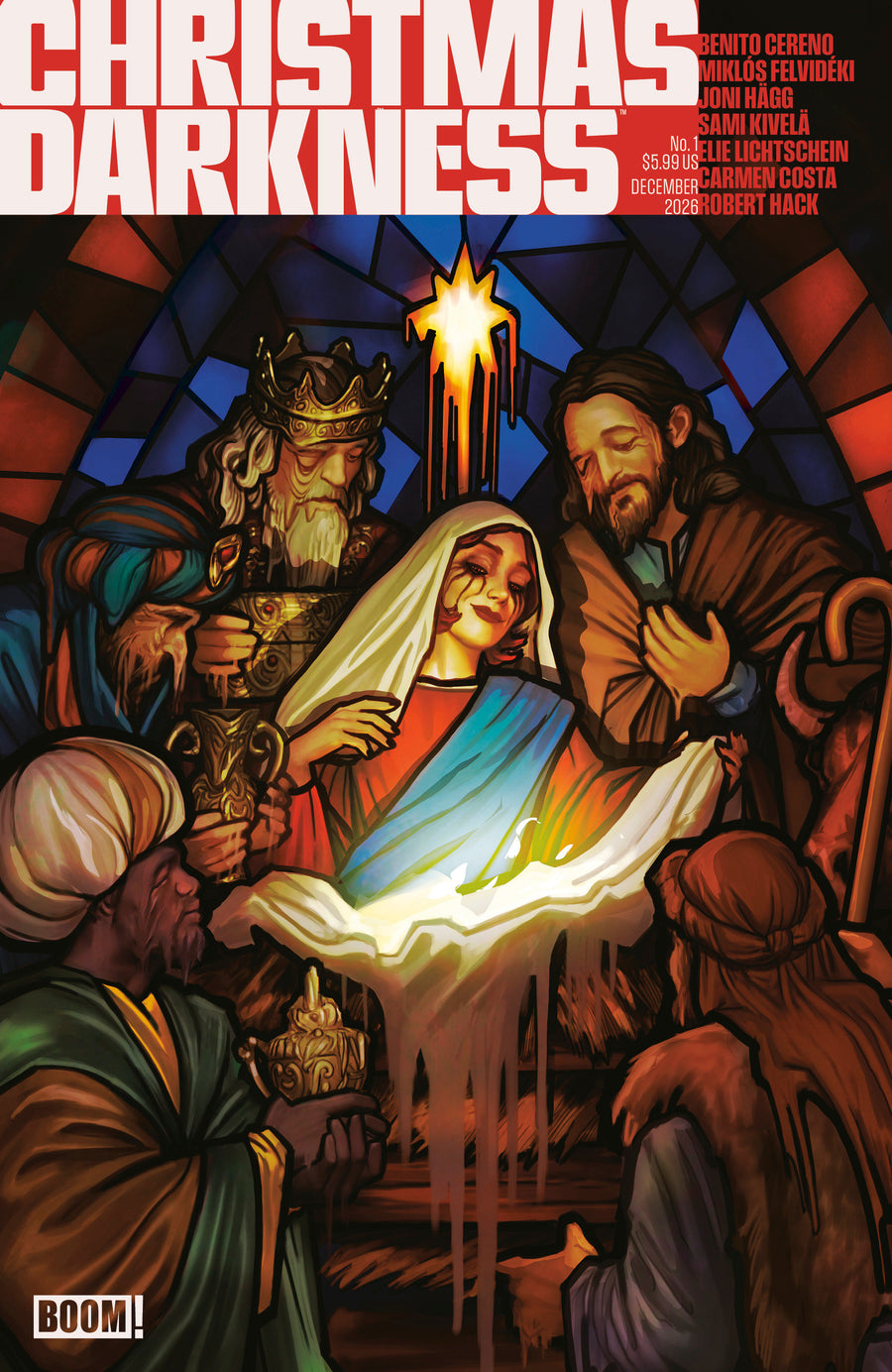 Christmas Darkness #1 a Main (Dressed, Puebla) — Cover