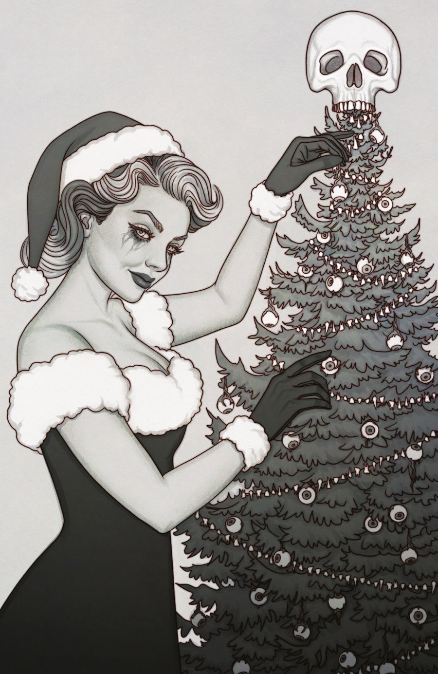 Christmas Darkness #1 C Glow in the Dark Variant (Full Art, Glow in the Dark, Frison) — Cover