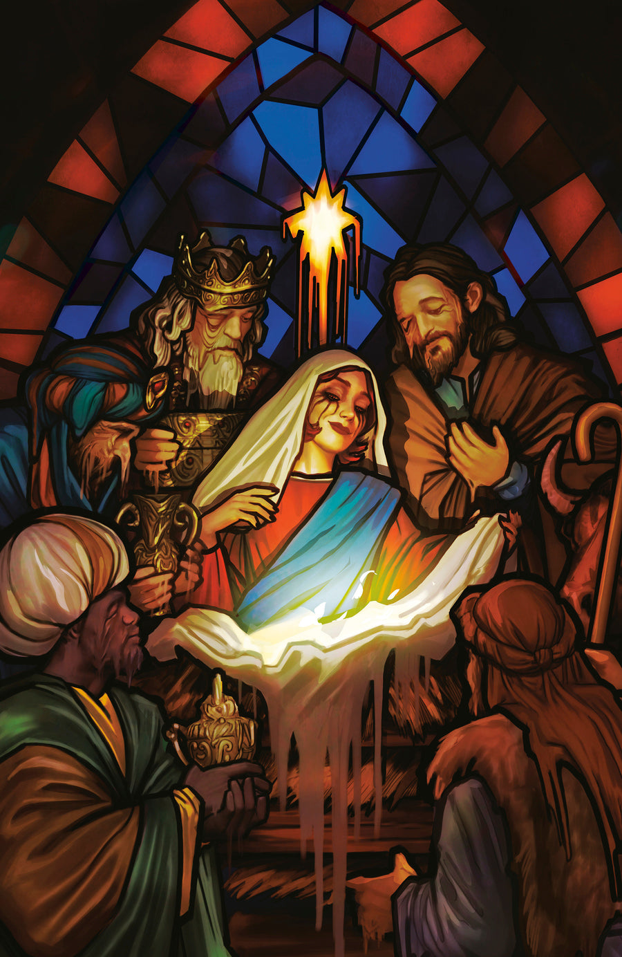 Christmas Darkness #1 G Unlimited Variant (Full Art, Puebla) — Cover