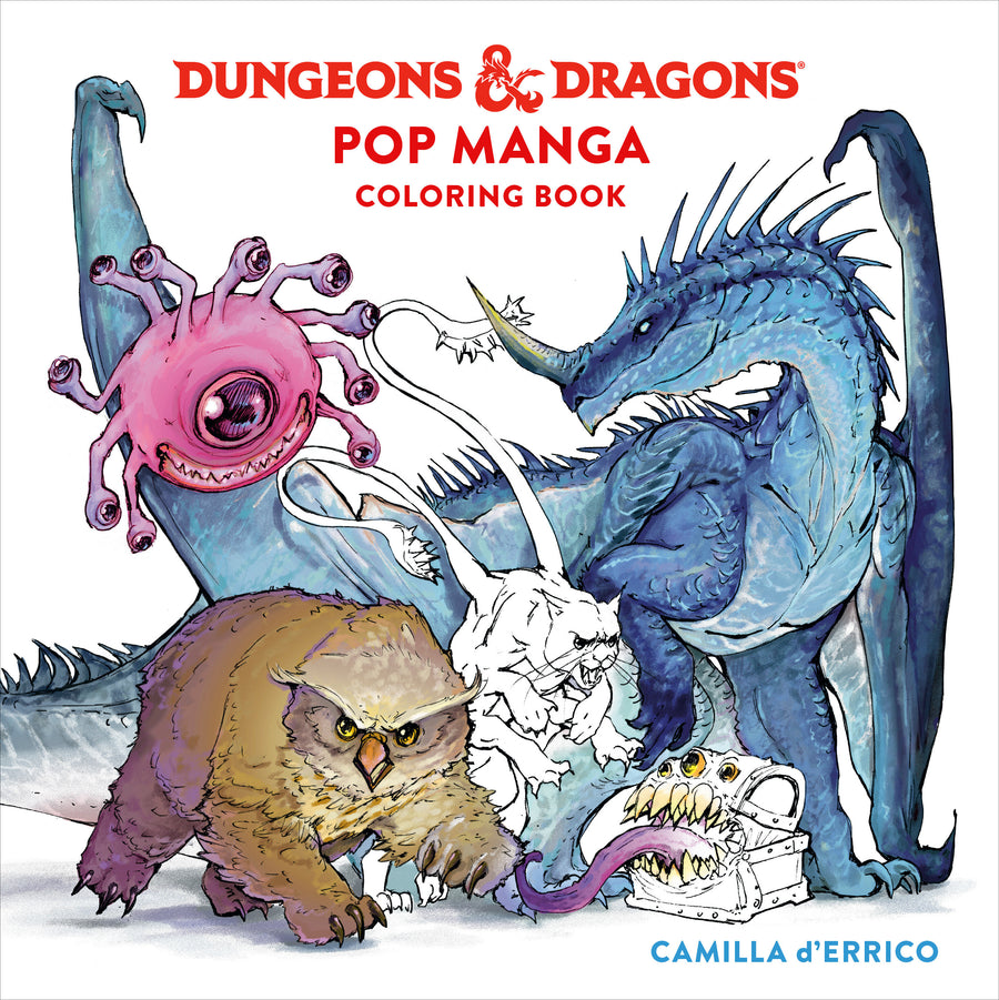 Dungeons & Dragons Pop Manga Coloring Book — Cover
