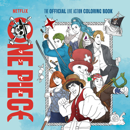 One Piece: The Official Live Action Coloring Book - Cover
