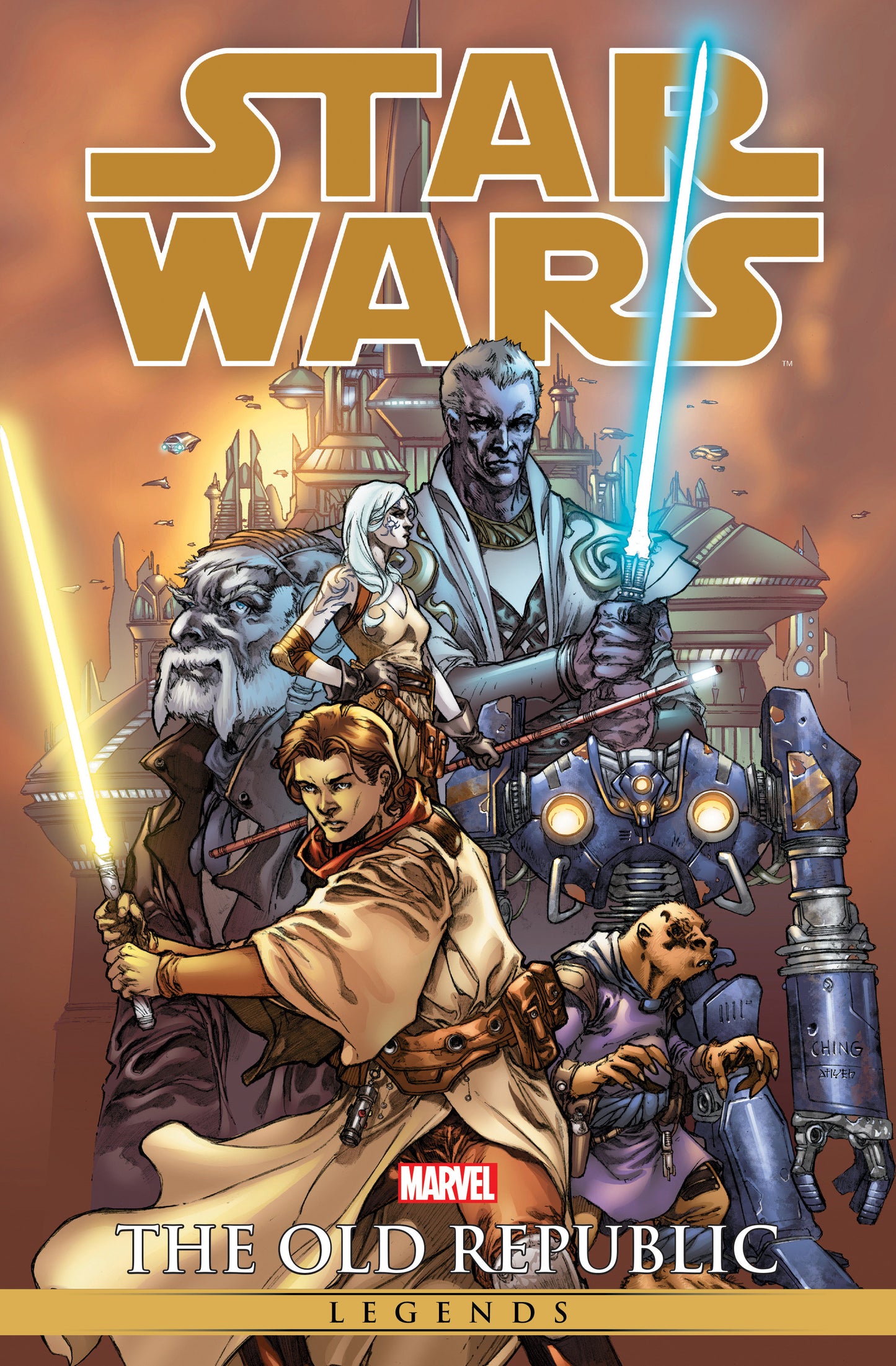 STAR WARS LEGENDS: THE OLD REPUBLIC OMNIBUS VOL. 1 BRIAN CHING COVER [NEW PRINTI NG]