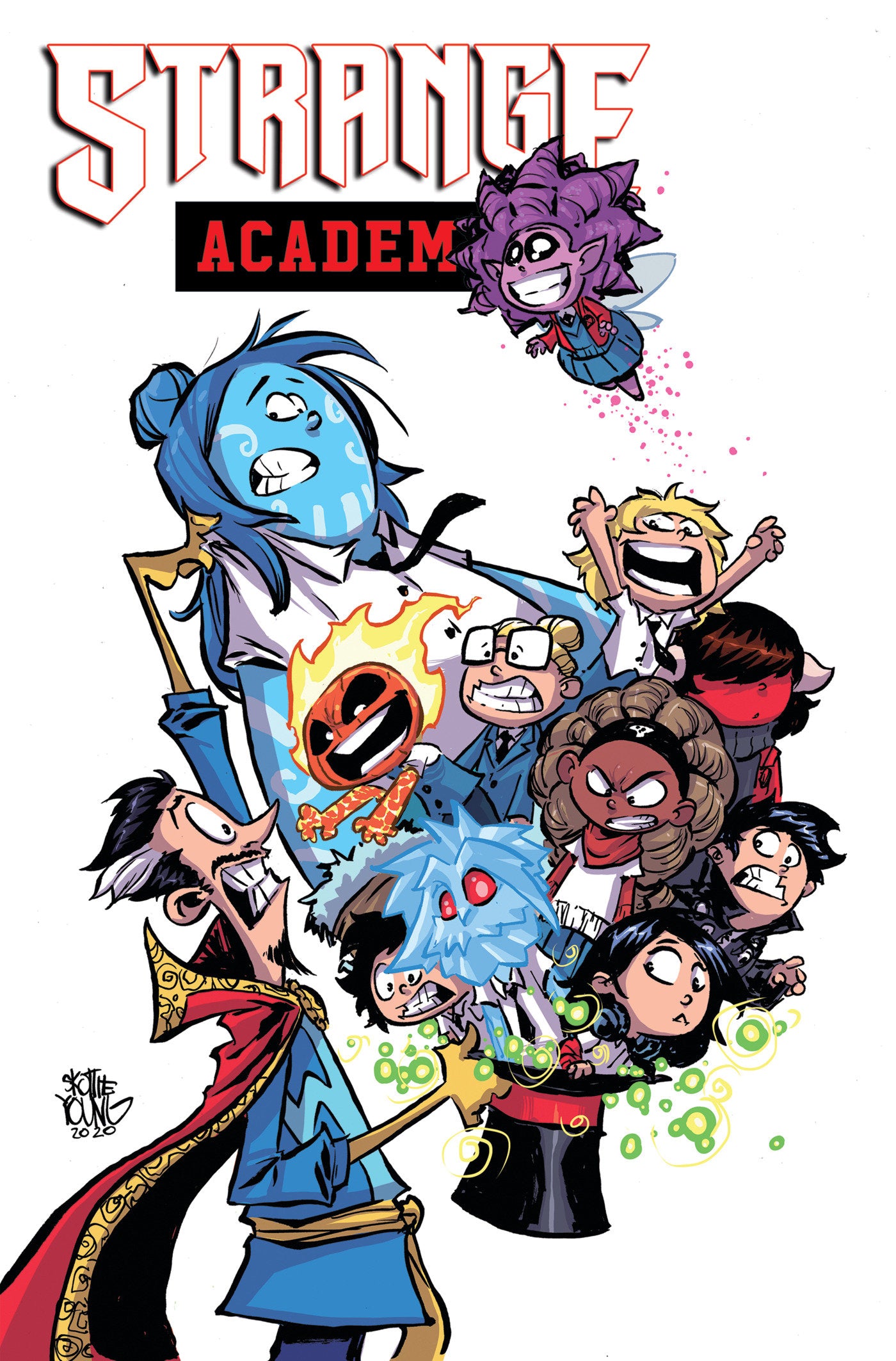 STRANGE ACADEMY OMNIBUS SKOTTIE YOUNG COVER [DM ONLY]