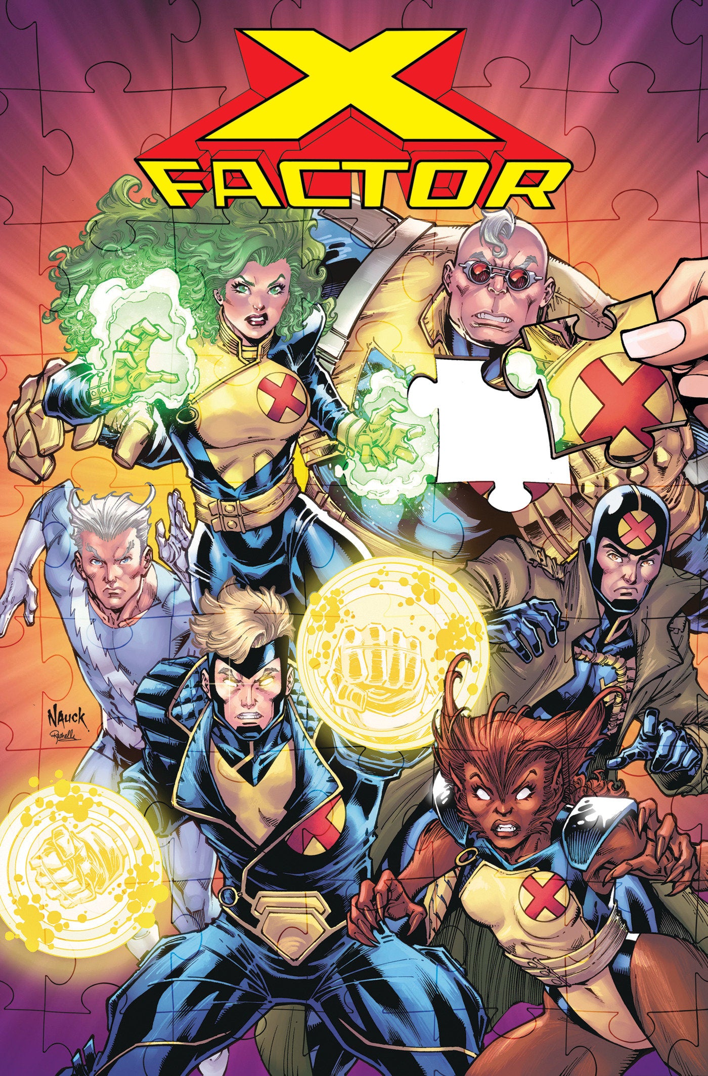 X-FACTOR BY PETER DAVID OMNIBUS VOL. 4 TODD NAUCK COVER [DM ONLY]