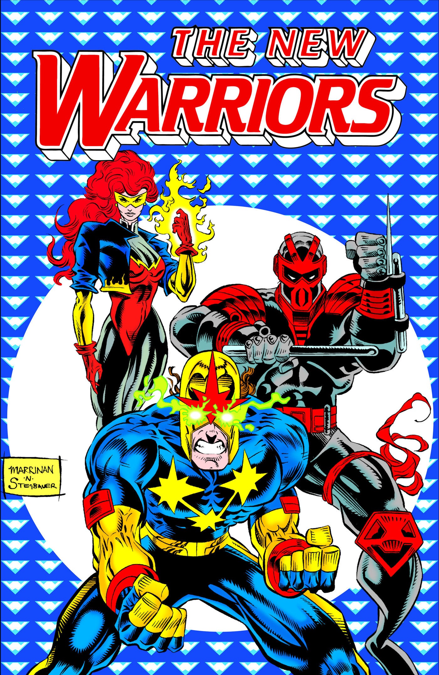 NEW WARRIORS: NOVA & NIGHT THRASHER OMNIBUS CHRIS MARRINAN COVER