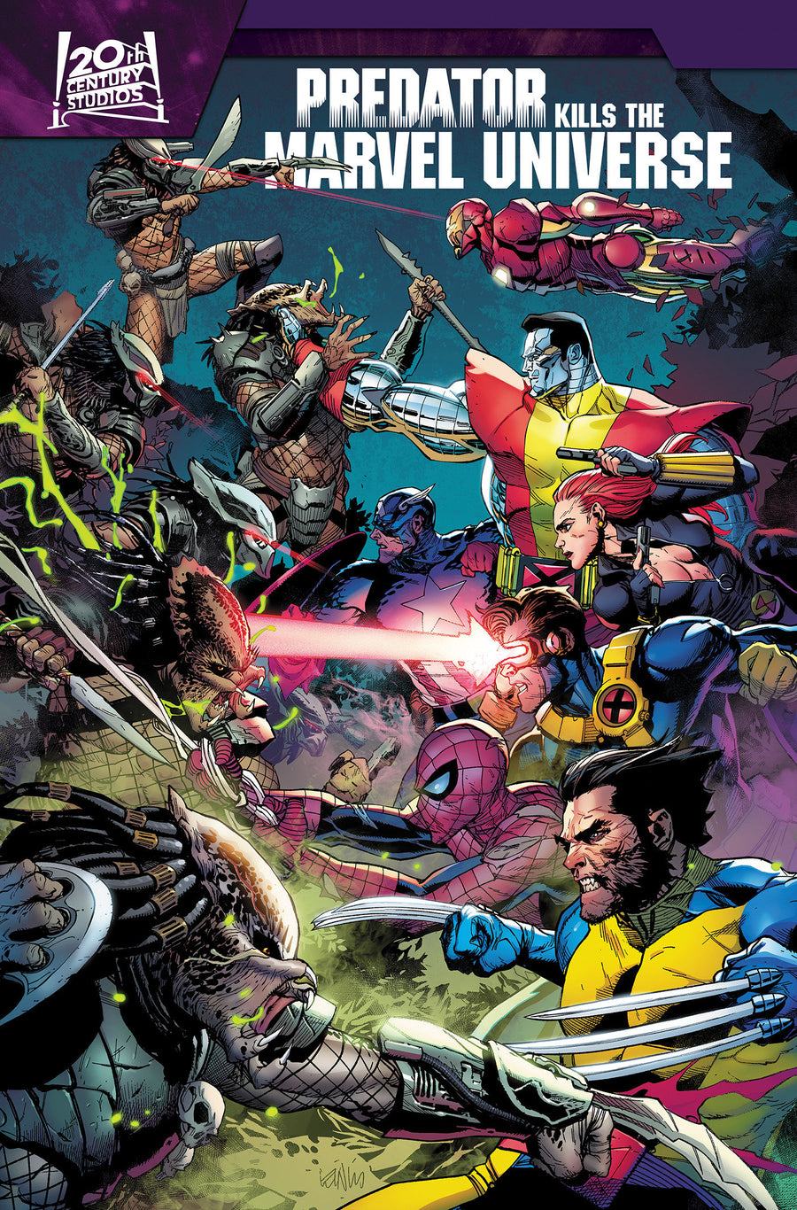 Predator Kills the Marvel Universe Omnibus Leinil Yu Cover — Cover