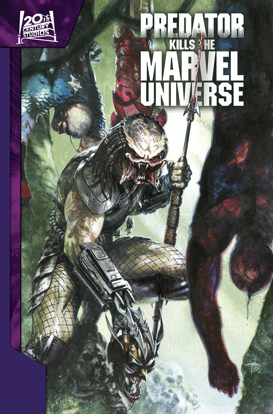 Predator Kills the Marvel Universe Omnibus Gabriele Dell'otto Cover [dm Only] — Cover