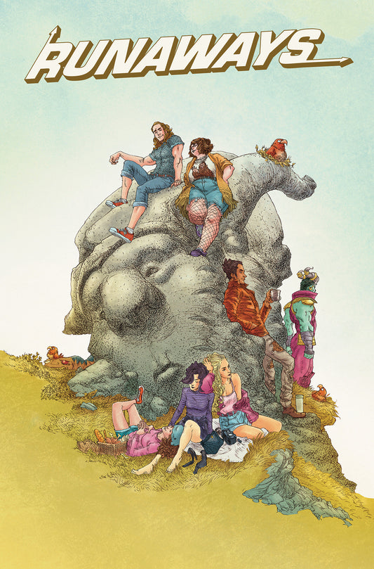 Runaways by Rainbow Rowell Omnibus Adrian Alphona Cover [dm Only] — Cover