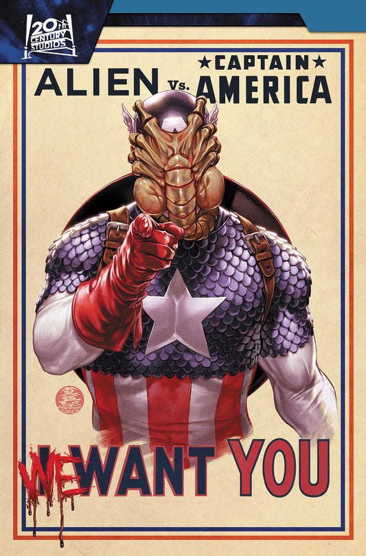 Alien vs. Captain America - Cover