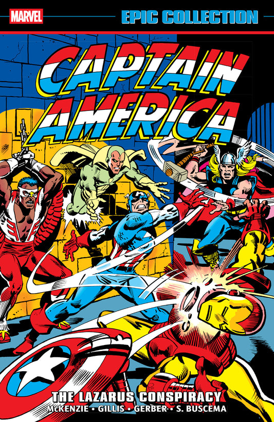 Captain America Epic Collection: The Lazarus Conspiracy — Cover