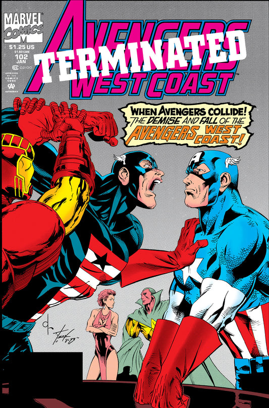 Avengers West Coast Epic Collection: Terminated — Cover