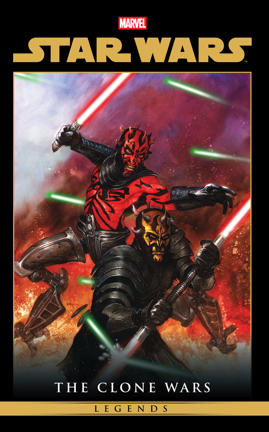 Star Wars Legends: the Clone Wars Omnibus Vol. 1 Dave Dorman Cover [dm Only] — Cover