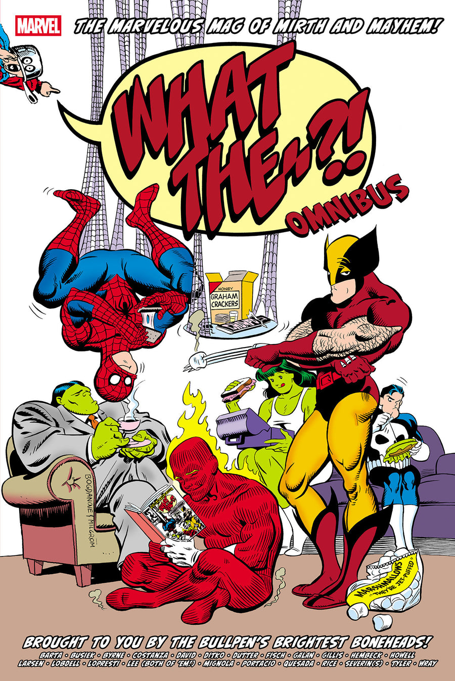 What the - ?! Omnibus Jon Bogdanove Cover — Cover