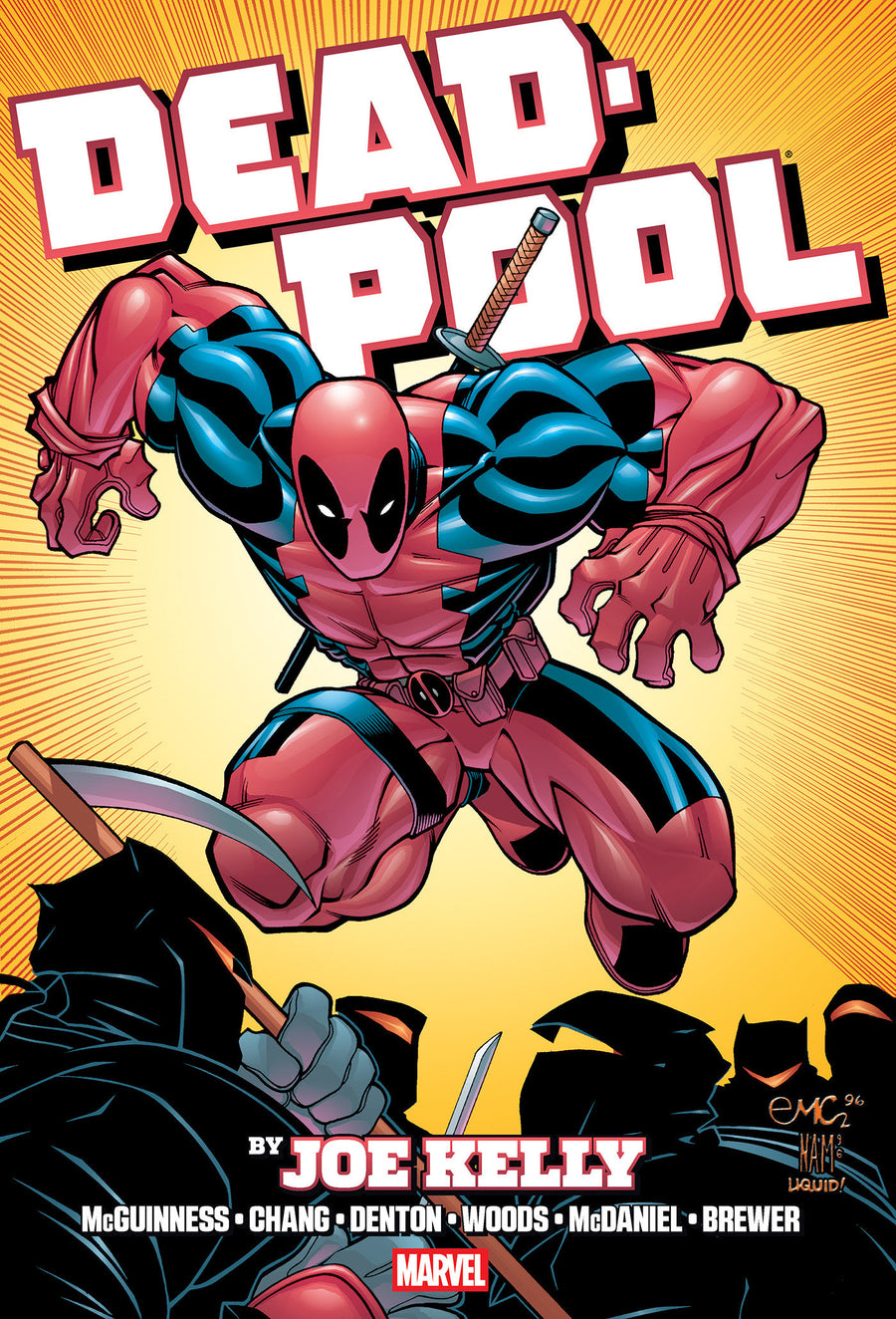 Deadpool by Joe Kelly Omnibus Ed Mcguinness Ninja Cover [new Printing, Dm Only] — Cover