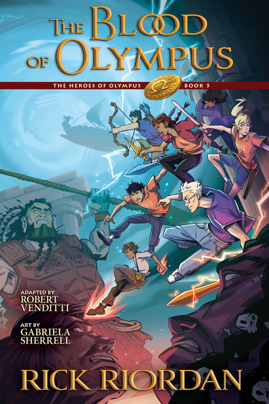Heroes of Olympus, The, Book Five: The Blood of Olympus, the Graphic Novel — Cover