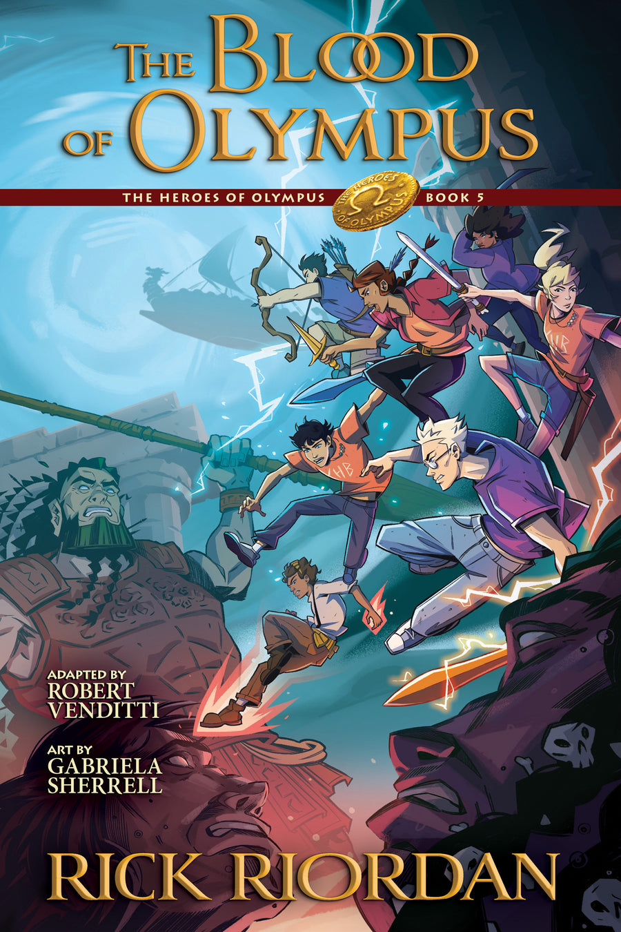 Heroes of Olympus, The, Book Five: The Blood of Olympus, the Graphic Novel — Cover