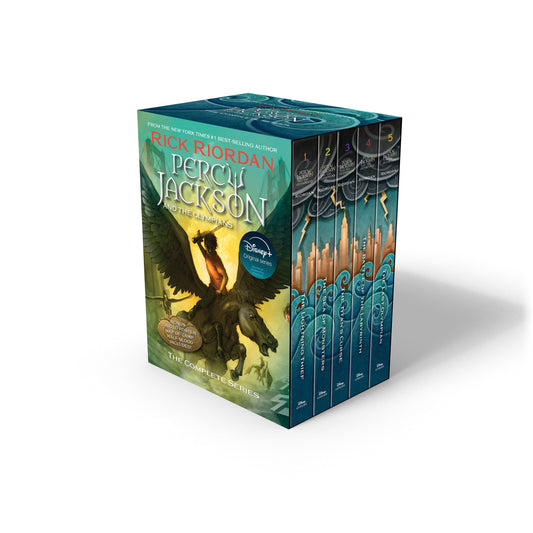 Percy Jackson and the Olympians 5 Book Paperback Boxed Set (W/Poster) — Cover