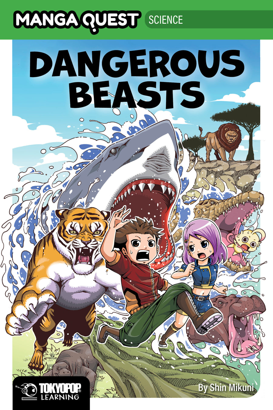 Manga Quest: Dangerous Beasts (Hardcover) — Cover