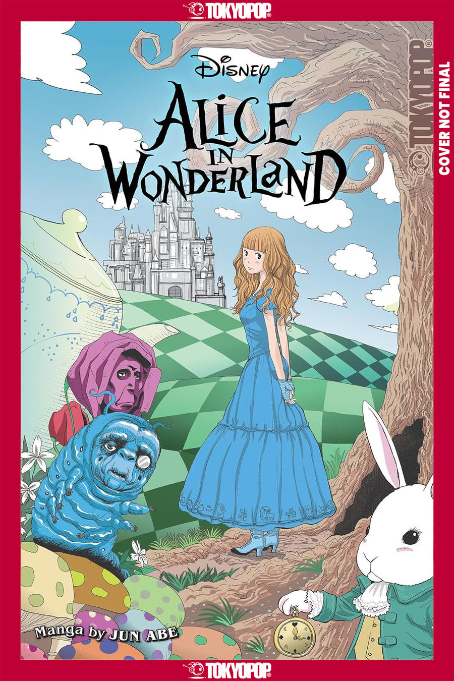 Disney Manga Tim Burton's Alice in Wonderland (Spanish) — Cover