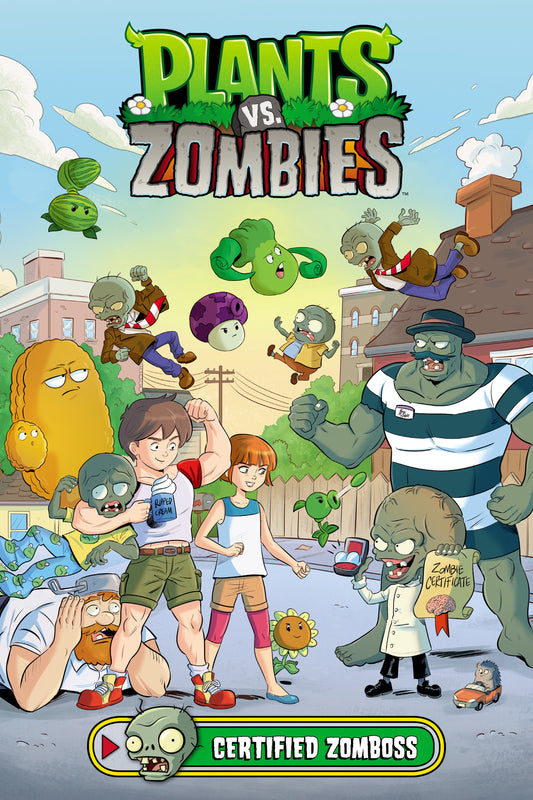 Plants Vs. Zombies Volume 26: Certified Zomboss - Cover