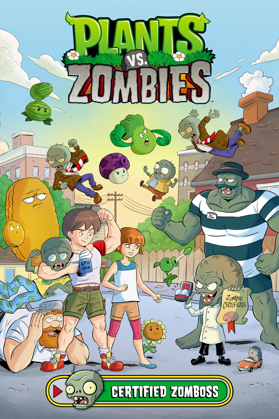 Plants Vs. Zombies Volume 26: Certified Zomboss - Cover