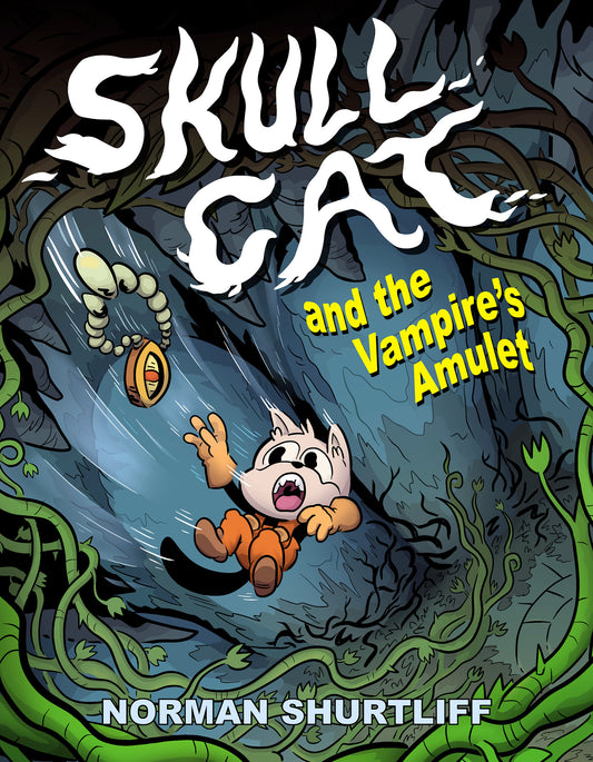 Skull Cat (book 2): Skull Cat and the Vampires Amulet — Cover