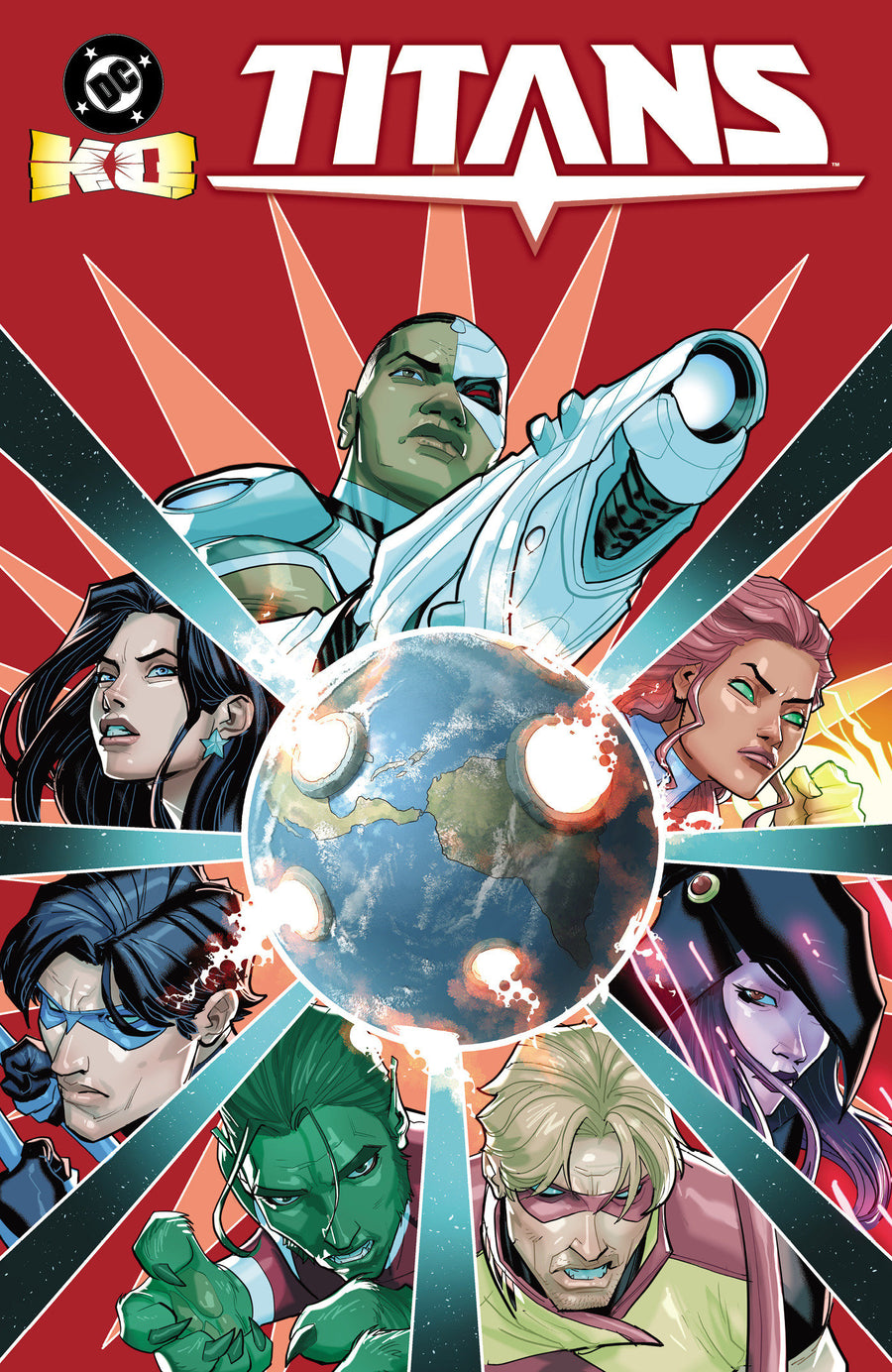 DC K.O. Titans - Cover