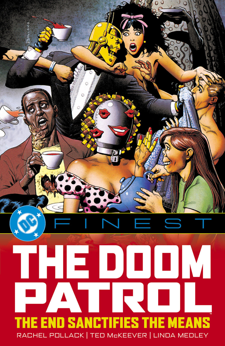 DC Finest: Doom Patrol: The End Sanctifies the Means — Cover