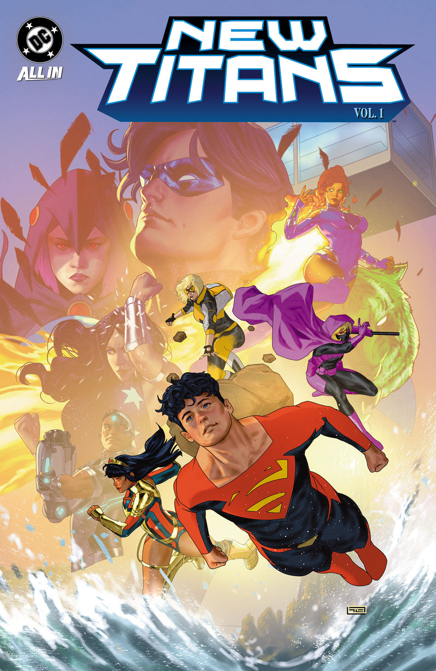 New Titans Vol. 1: The Future Is Tomorrow — Cover