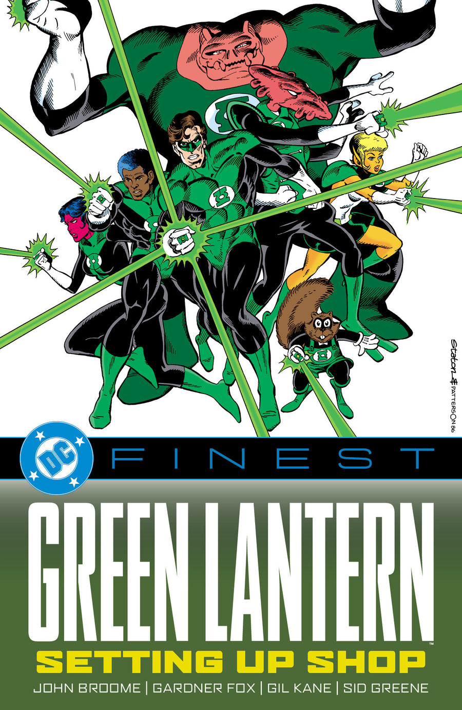 DC Finest: Green Lantern: Setting Up Shop - Cover