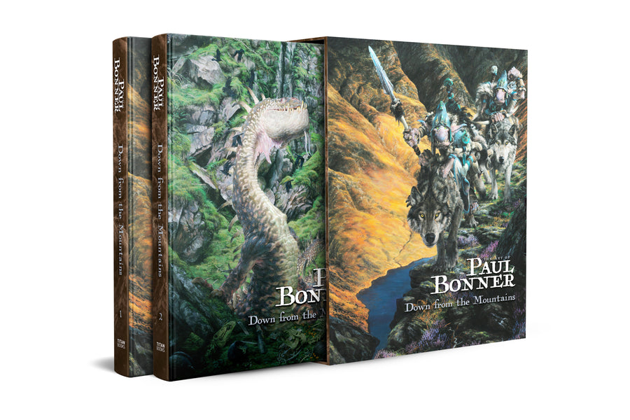 The Art of Paul Bonner: Down From the Mountains — Cover