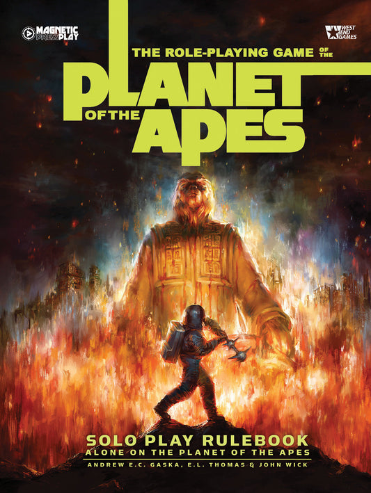The Planet of the Apes Solo Rulebook — Cover